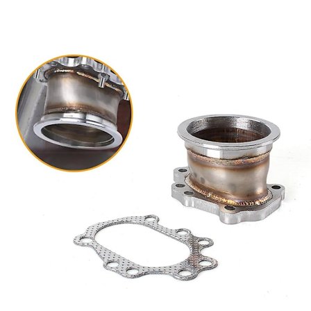 Turbolader Adapter Flange T25 T28 Gt25 Gt28 8 Bolt Til 3 tommer V Band Turbo Outlet Downpipe