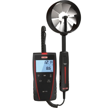 Kimo LV110 Luftflödesmätare, Mätinstrument