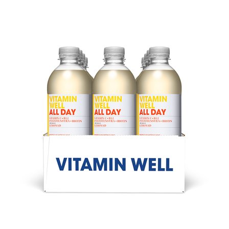 12 x Vitamin Well Vitamindryck 500ml