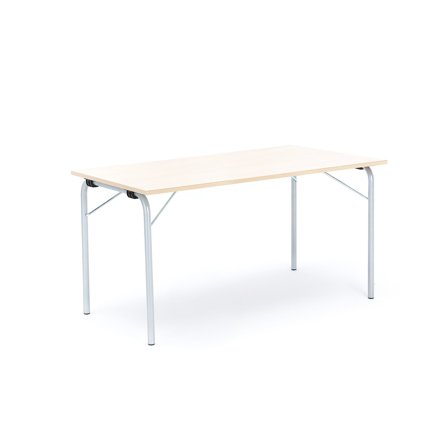 Klapptisch NICKE, 1400x700x720 mm, verzinkt, Laminat Birke