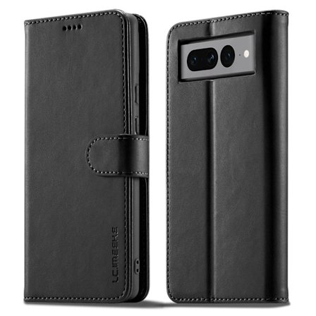 LC.IMEEKE Google Pixel 7 Pro Flip Etui - Sort