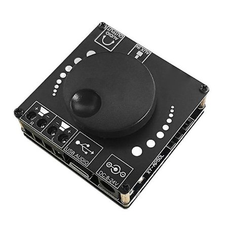 Mini Bluetooth 5.0 50w+50w Trådløs Audio Power Digital Forsterkerkort Stereo Amp 3.5mm Aux Usb Ap