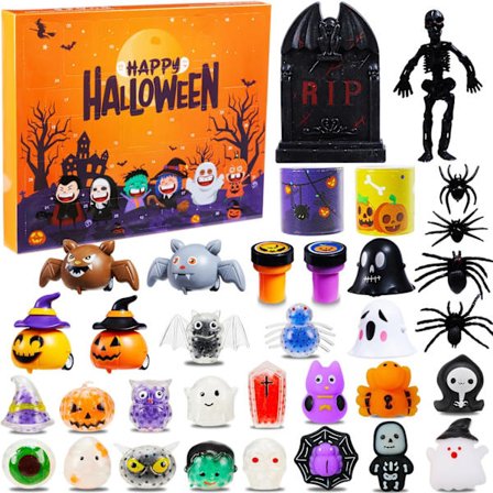 Halloween Adventskalender, 31 dagars nedräkningskalender utan godis