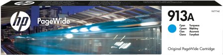 HP 913A cyan original PageWide-patron, 889296544623