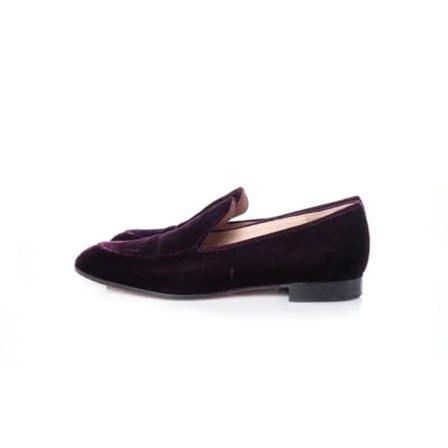 Gianvito Rossi Pre-owned, Pre-owned Velvetflats Rood, Dames, Maat:36 EU