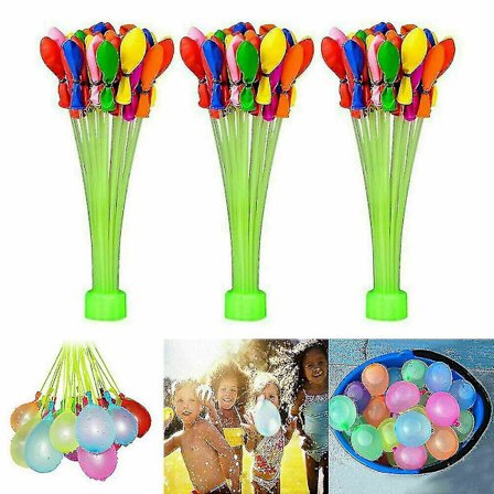 333 stk. vandballoner pakke selvlukkende vandbomber udendørs fest