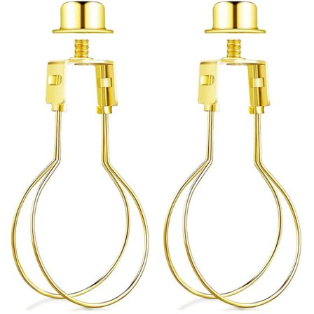 Adapter för lampskärm med hållare, inklusive toppknopp och skärmutjämnare för att behålla skärmhårdvara