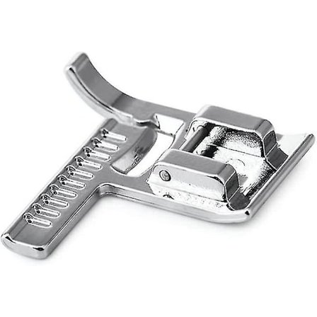 Snap-on symaskine lige sting guide trykfod (sølv) (1stk)