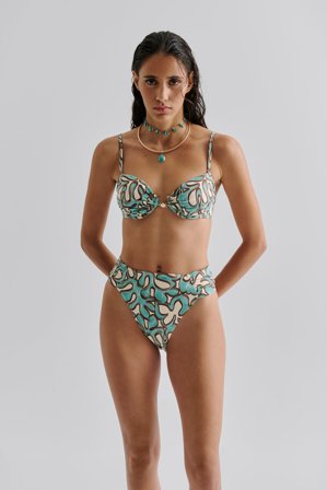 Malina - Tovere Bikinitopp - M - Ocean Corals