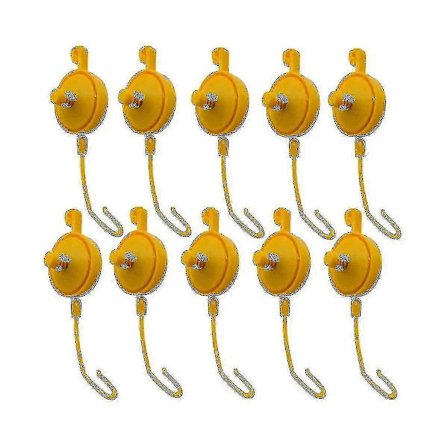 Plante Yoyo Væksthænger Med Stop, Justerbar Indendørs Plantestøtte Yo Yo (15-pak)