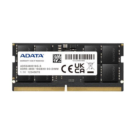ADATA DDR5 SO-DIMM 16GB AD5S480016G-S