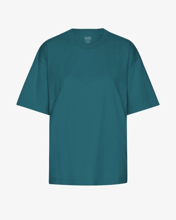 Oversized Organic T-Shirt - Ocean Green XL