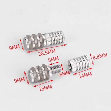 Hyllestøtte Glass Hylleholder 9X28,5MM10 STK 10 STK