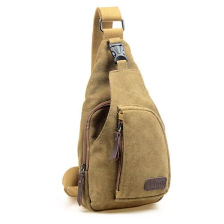 Män Crossbody Messenger Axelväska Bröstpack Sport