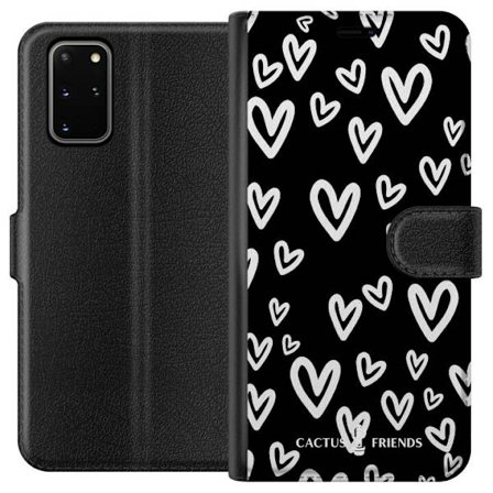 Yhteensopiva Lompakkokotelo Samsung Samsung Galaxy S20+ Cactus and Friends - Handdrawn Love Chaos
