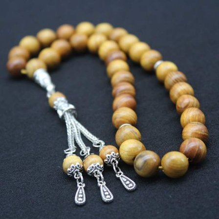 Klassiska massiva trämodeller 33 10 % original färglös lack muslimsk Nianzhu Hui Zanzhu Mellanöstern arabisk TASBIH