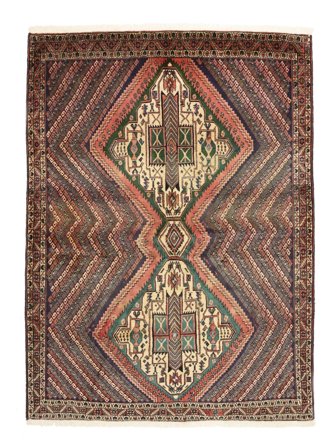 Medaljong Afshar Shahre Babak Matta 170X225 Ull