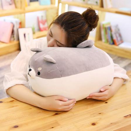 50 Cm Söt Shiba Inu Hundplyschleksak Fylld Mjuk Kawaii-djur