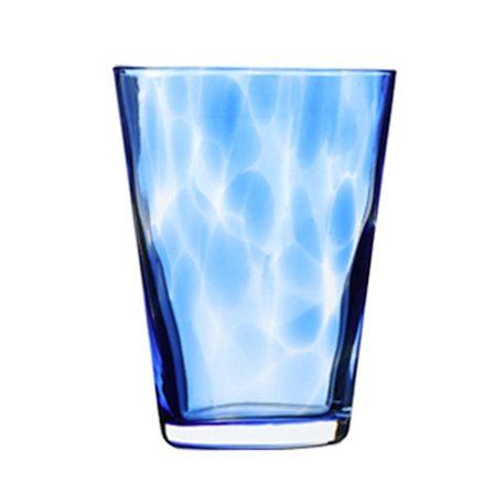 350ml Polkadot Glass Vannkopp, Farget Glasskopp, Melk Kaffekopp, Kald Drikke Kopp