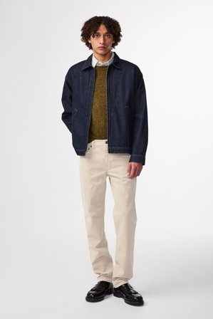 Tony Byxor Herr Vit Ekologisk Bomull