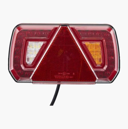 Baklykta LED 252 x 133 mm med reflex höger - Biltema