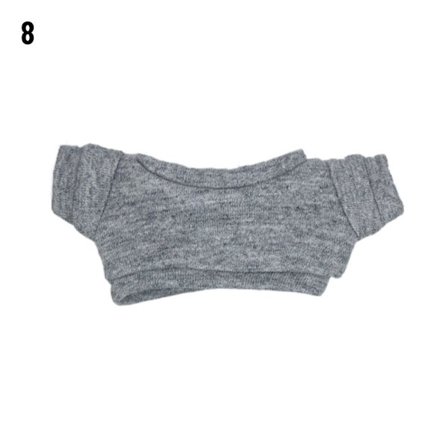 20 cm dukkeklær Dukke tegneserie T-skjorte 8 8