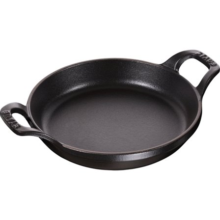 Staub La Cocotte Rundt ovnfast fad 12cm. 0,25 liter, sort | KitchenOne