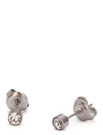 Samie Nicky - Ear Studs Steel - Silver - PAIR