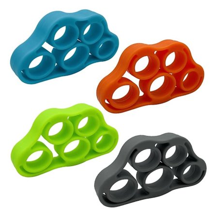 4 kpl kädensijan voimaharjoittelu sormen vahvistin kitaran vastusnauhat