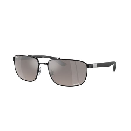 Ray-Ban -Aurinkolasit - Black Rectangular - Ray-Ban RB3737CH 002/5J 6018