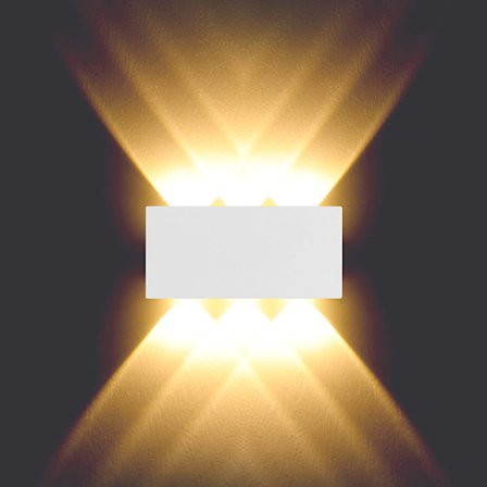 Innendørs hvit downlight og downlight vegglampe 6W led vanntett aluminium