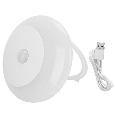 Pieni LED-yövalo liiketunnistimella makuuhuoneeseen, kylpyhuoneeseen ja eteiseen