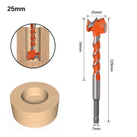 Hullåpner for bor 25MM