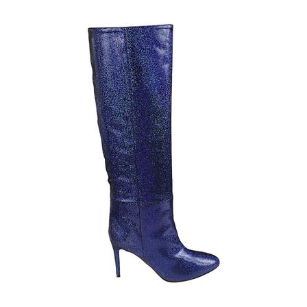 Anna F., High Boots Blauw, Dames, Maat:40 EU