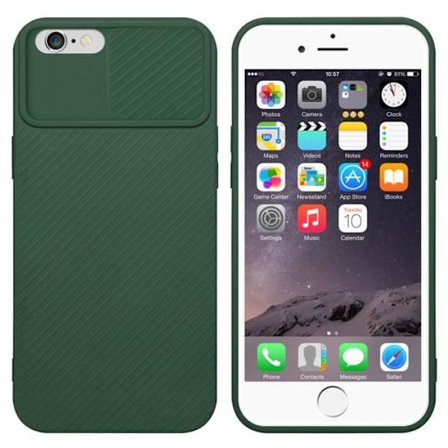 Fodral för Apple iPhone 6 PLUS / 6S PLUS Fodral i Candy Green Silikon TPU Fodral Skal och kameraskydd