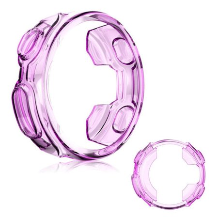 Garmin Forerunner 735XT genomskinligt TPU-skal - Transparent Lila