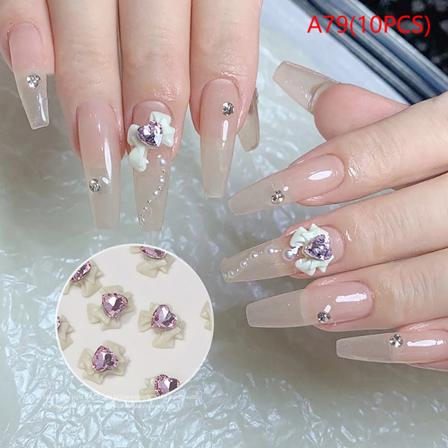 Bowknot Tie Nail Art Diamond strassit manikyyri sisustus korut A79