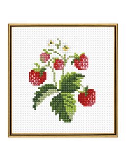 Broderikit Tavla Jordgubbar - Luca-S