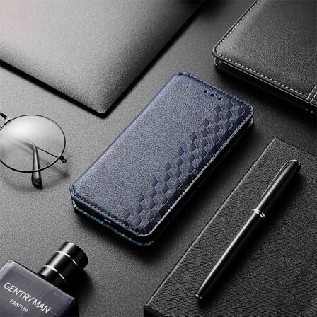 Fodral för iPhone 13 Mini blått Flip Magnetiskt