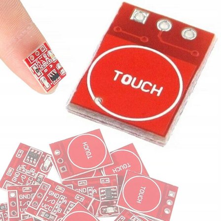 Touchmodul TTP223 – Kapasitiv Sensor for Enkel Styring | 2.0V-5.5V DC | Digital Utgang