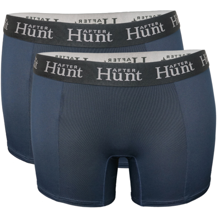 After Hunt Womens Boxer Underwear Long 2-pack Dark Blue