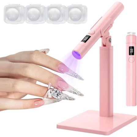 Mini UV Lampe Gel Negler - Neglelampe LED UV for Gel Polish - Neglelampe for Gel Neglelakk