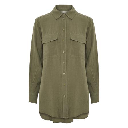 Part Two Navapw sh , Groen , Dames , Maat: 2XS Longsleeve shirts