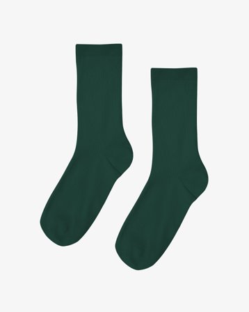 Women Classic Organic Sock - Emerald Green