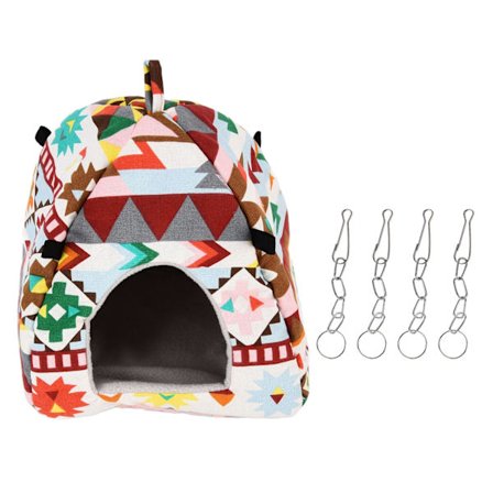 Hængende hule seng til hamster marsvin fugl lille gemmested bur