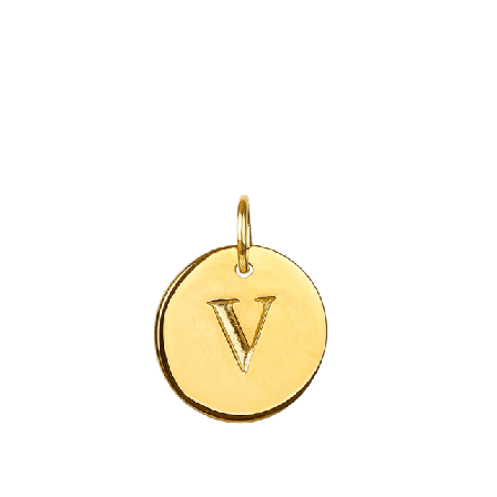 Syster P Beloved Mini Letter V Smycken & klockor Dam Guld ONESIZE