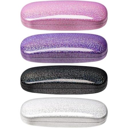 (4 stk) Brilleetui, Unisex Hard Case Brilleetui Beskyttelse