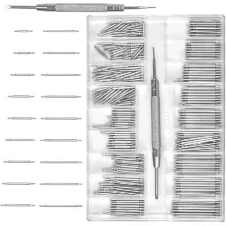Urrem til reparation af urrem, 360 stk. urstifter, urøjer, urstift til fjernelse af led