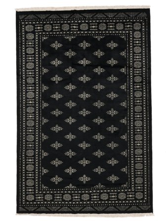 Hand Knotted Pakistan Bokhara 2Ply Rug 166X251 Black/Dark Yellow