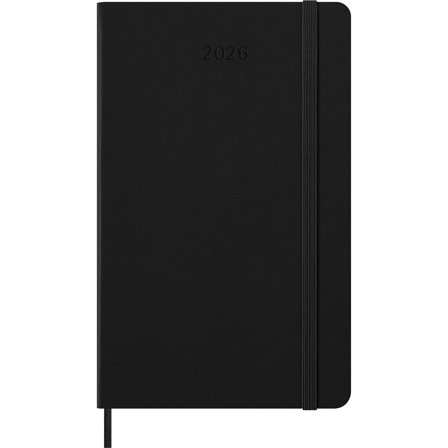 Moleskine Kalender 12M Smart PRO Digital Weekly Note 2026 Large Black